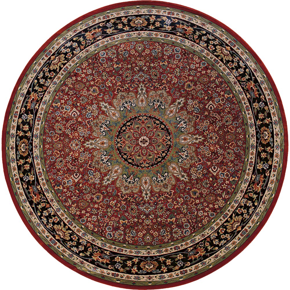 ARIANA Red 6' Area Rug. Picture 1