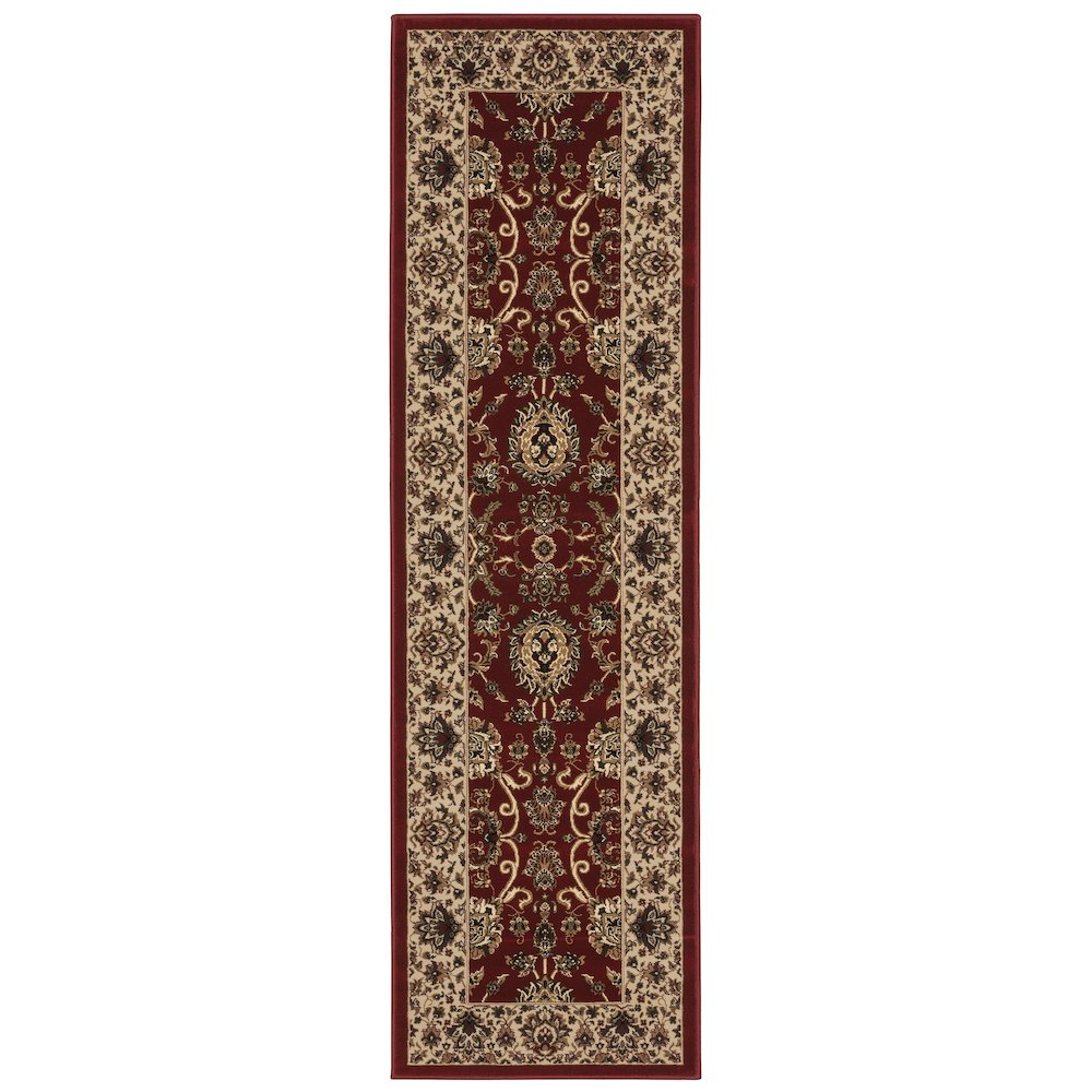ARIANA Red 2' 3 X  7' 9 Area Rug. Picture 1