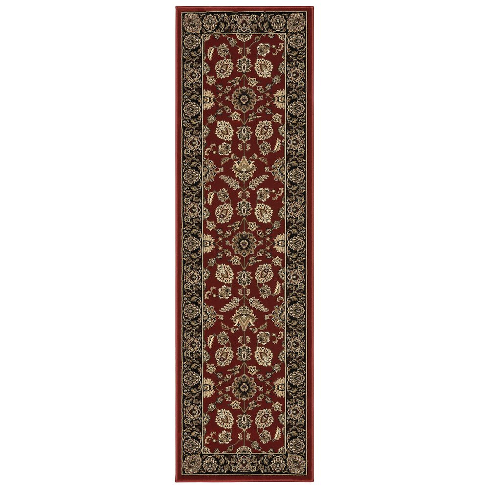 ARIANA Red 2' 3 X  7' 9 Area Rug. Picture 1