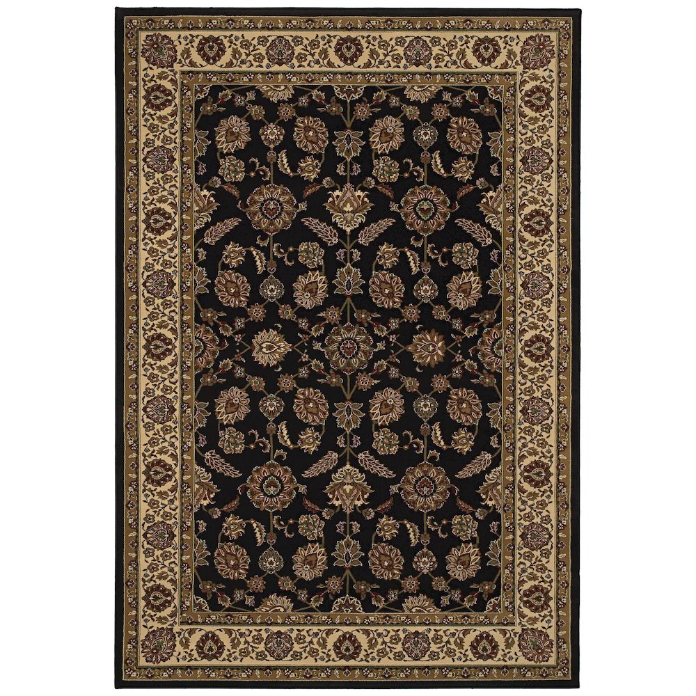 Ariana 6X9 Size Traditional Style Rug Brown Color. Picture 1