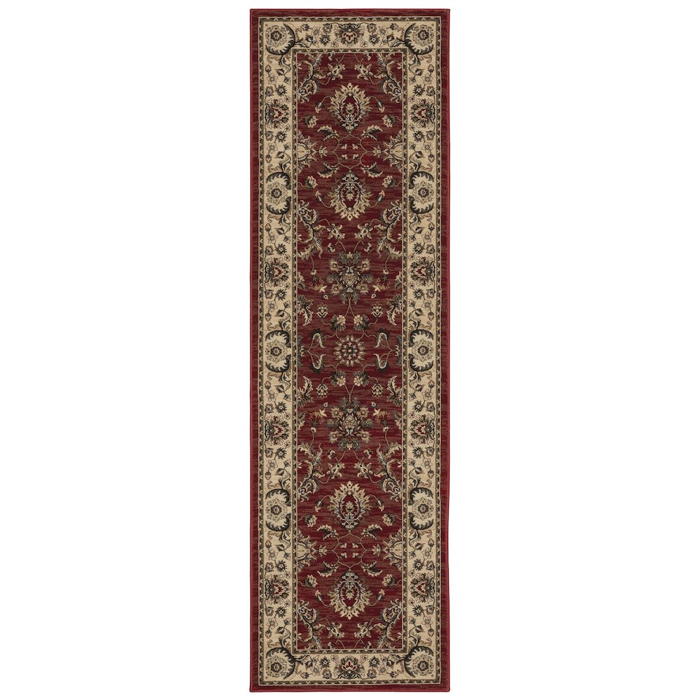 ARIANA Red 2' 3 X  7' 9 Area Rug. Picture 1
