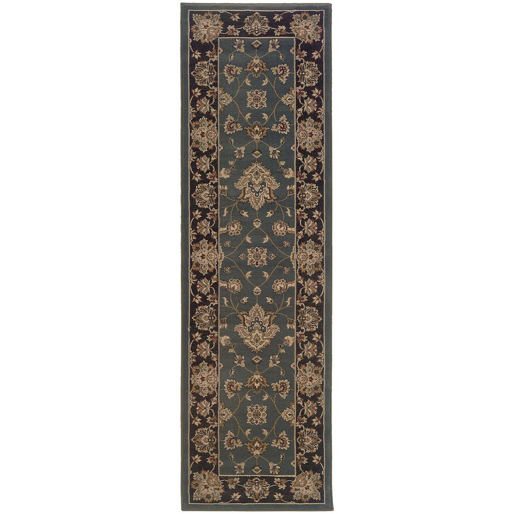 ARIANA Blue 2' 3 X  7' 9 Area Rug. Picture 1