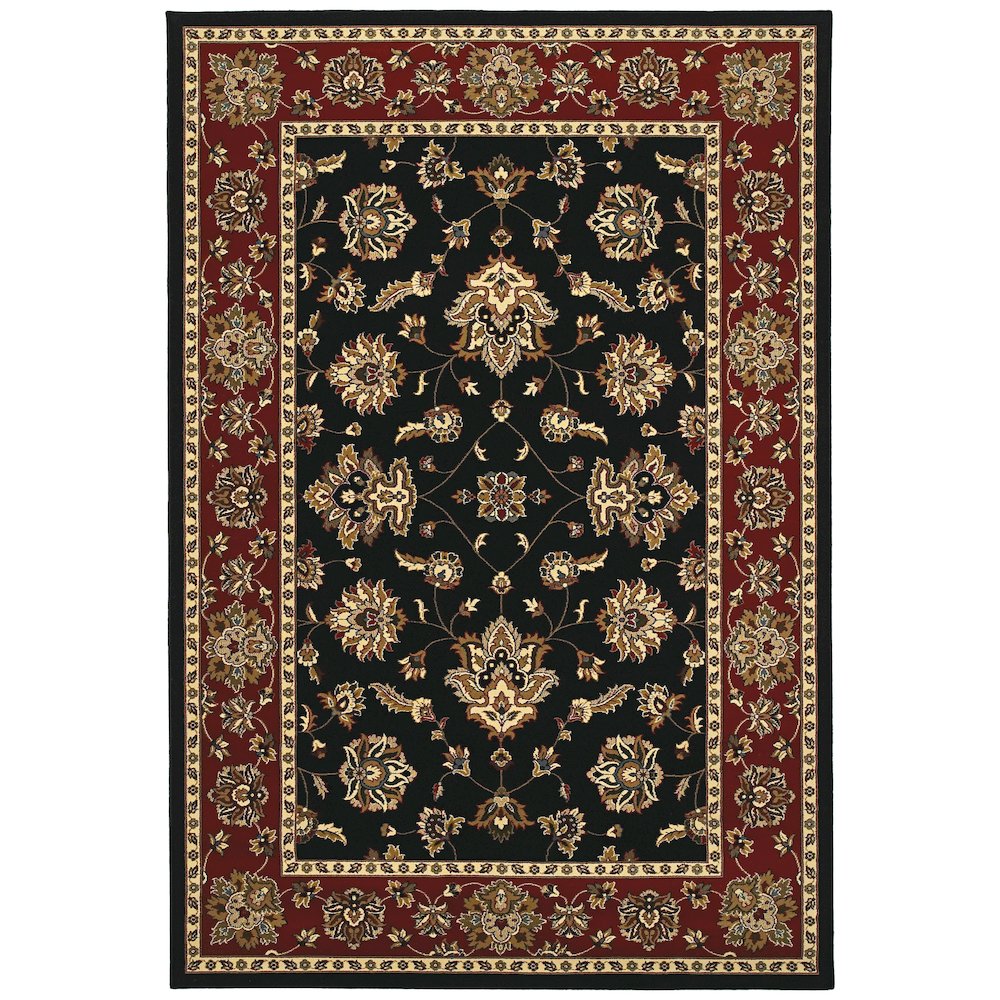 ARIANA Black 4' X  6' Area Rug. Picture 1