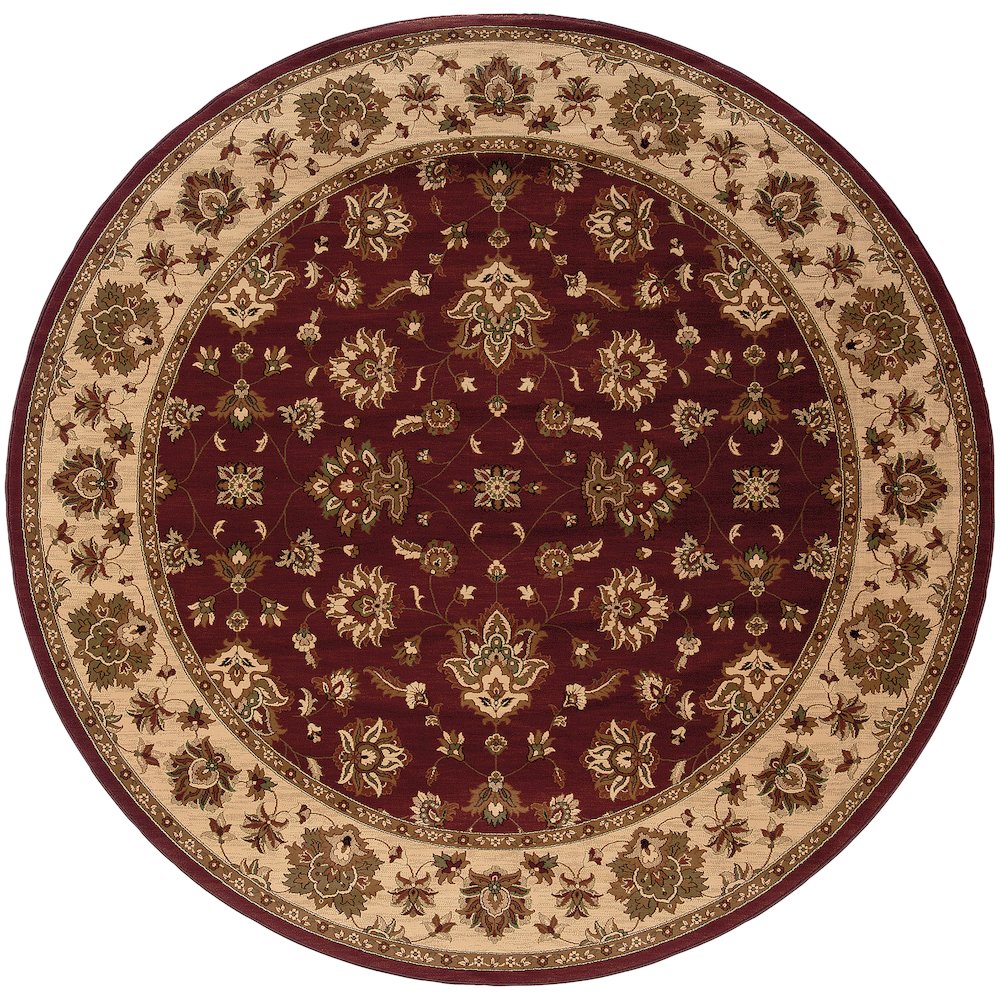 ARIANA Red 6' Area Rug. Picture 1