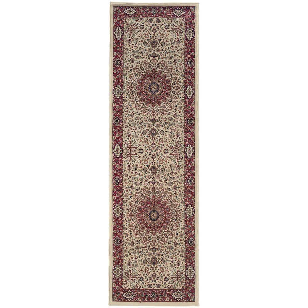 ARIANA Ivory 2' 3 X  7' 9 Area Rug. Picture 1
