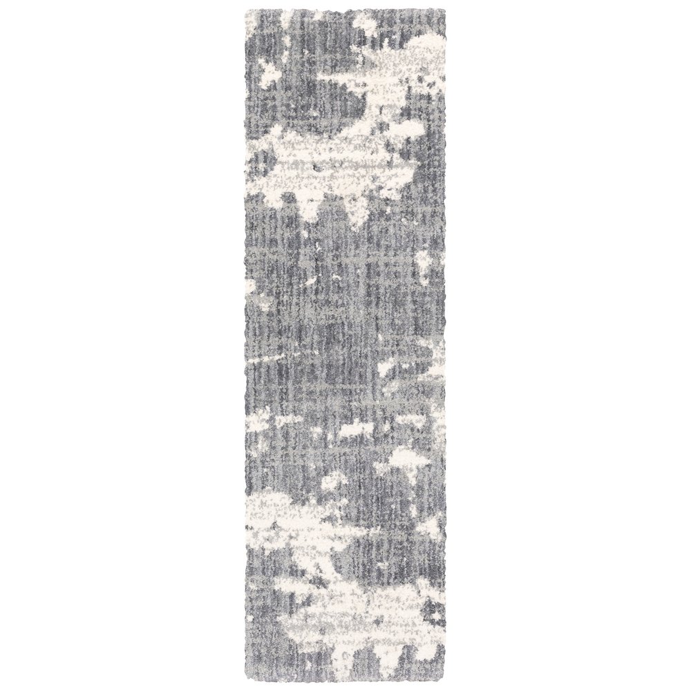 ASPEN Grey 2' 3 X  7' 6 Area Rug. Picture 1