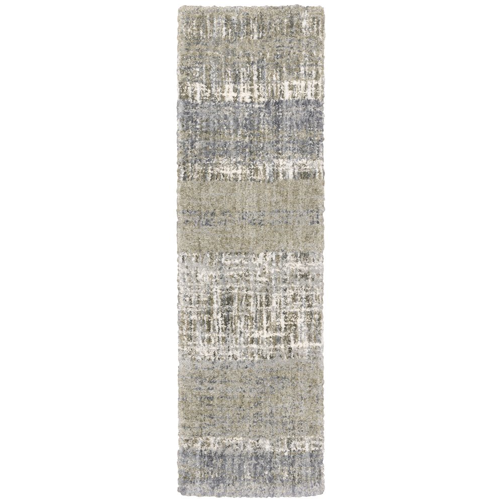 ASPEN Grey 2' 3 X  7' 6 Area Rug. Picture 1