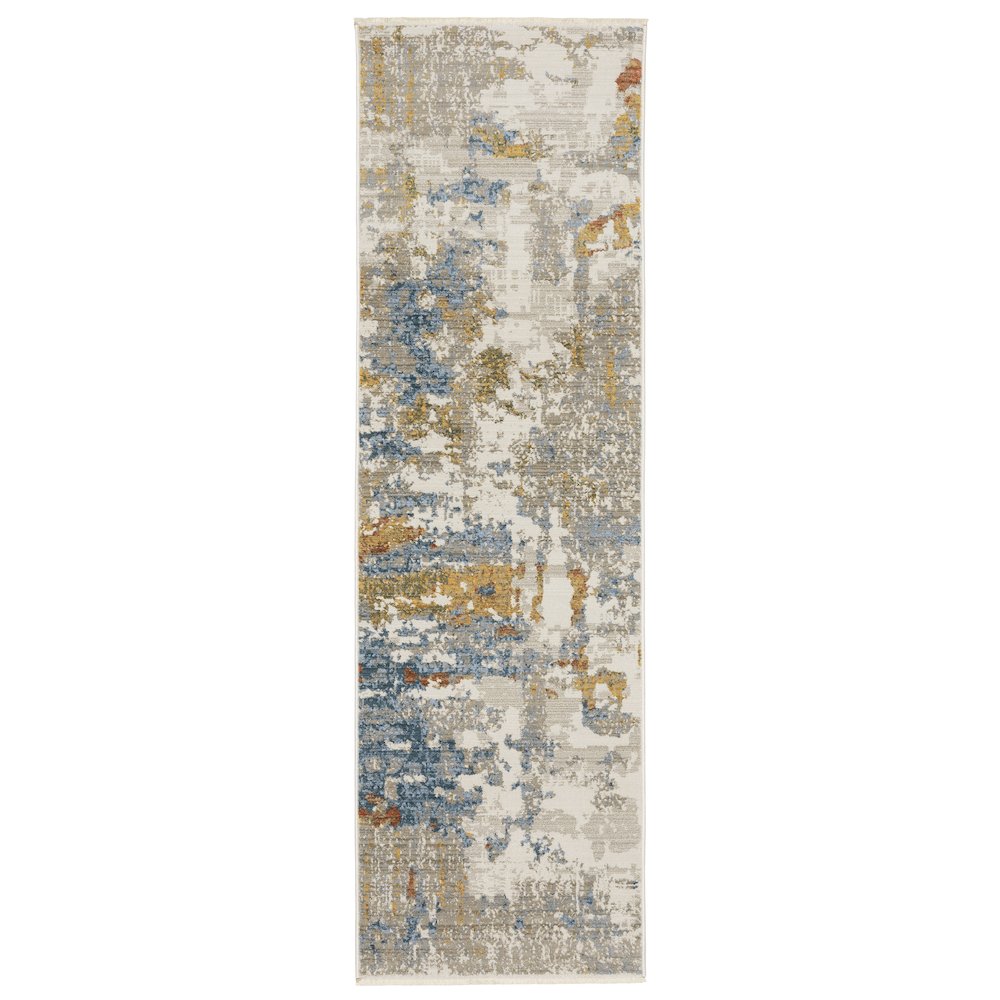 BAUER Beige 2' 3 X  7' 6 Area Rug. Picture 1