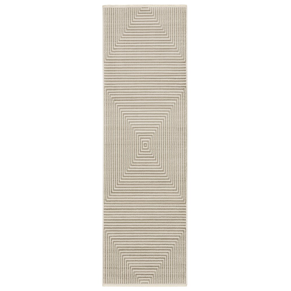 BAUER Beige 2' 3 X  7' 6 Area Rug. Picture 1