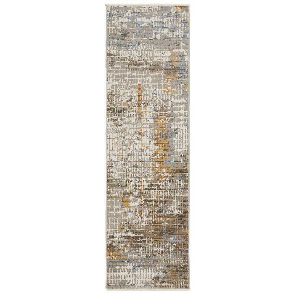 BAUER Beige 2' 3 X  7' 6 Area Rug. Picture 1