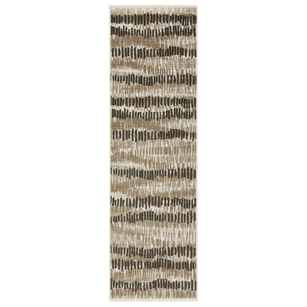 BAUER Beige 2' 3 X  7' 6 Area Rug. Picture 1