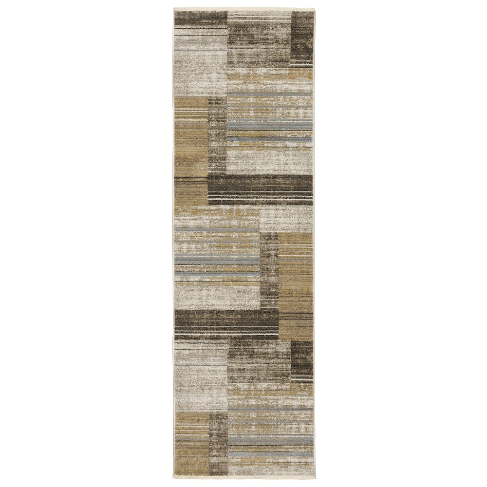 BAUER Beige 2' 3 X  7' 6 Area Rug. Picture 1