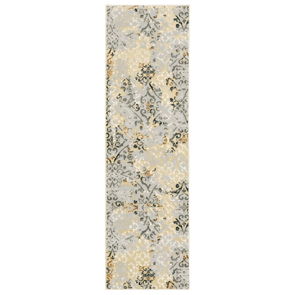 BOWEN Grey 2' 3 X  7' 6 Area Rug. Picture 1
