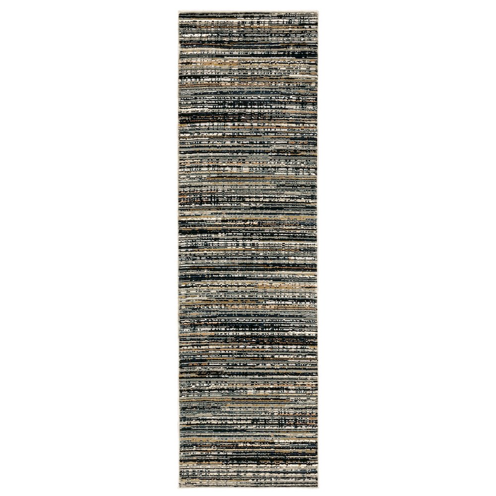 BOWEN Black 2' 3 X  7' 6 Area Rug. Picture 1