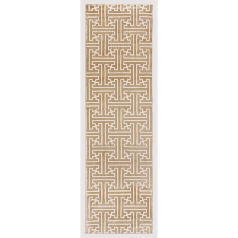 BOWEN Gold 2' 3 X  7' 6 Area Rug. Picture 1
