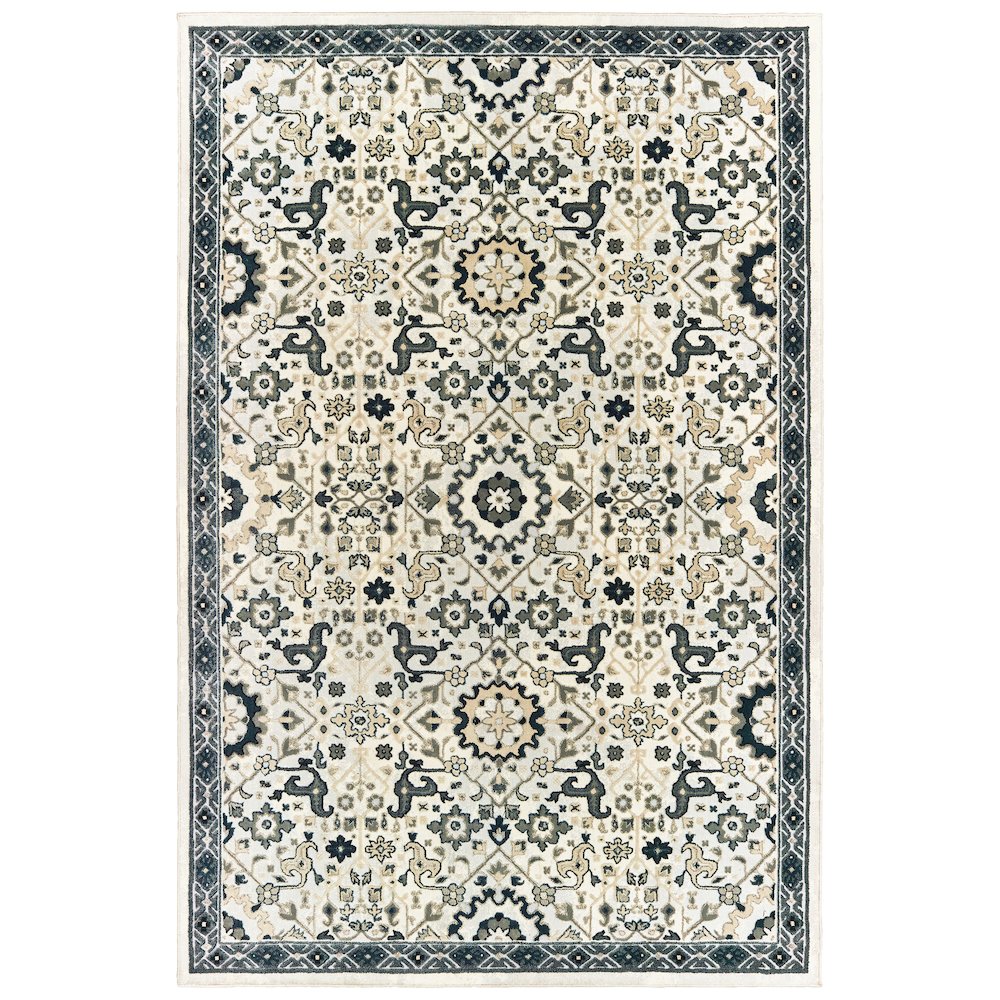 BOWEN Ivory 3'10 X  5' 5 Area Rug. Picture 1