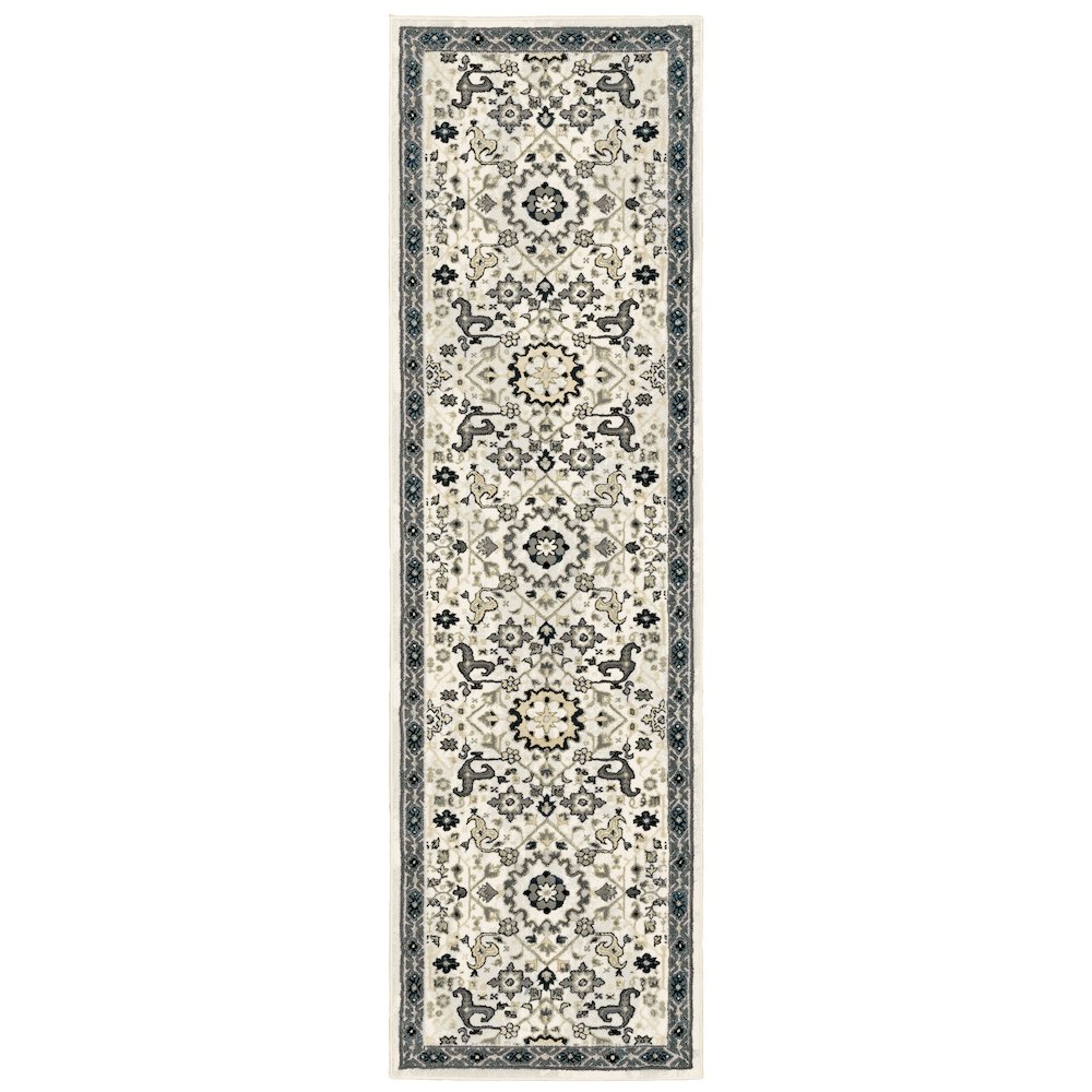 BOWEN Ivory 2' 3 X  7' 6 Area Rug. Picture 1