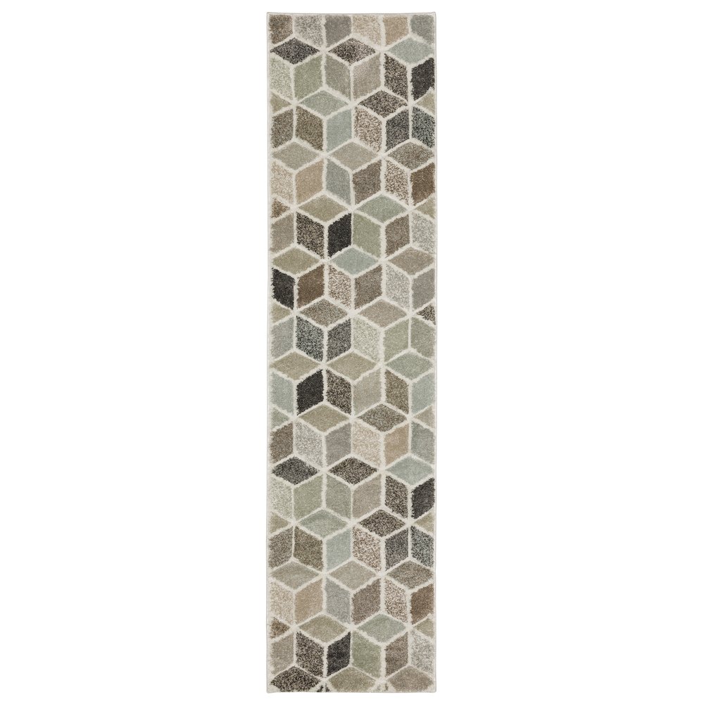 CAMBRIA Ivory 1'10 X  7' 6 Area Rug. Picture 1