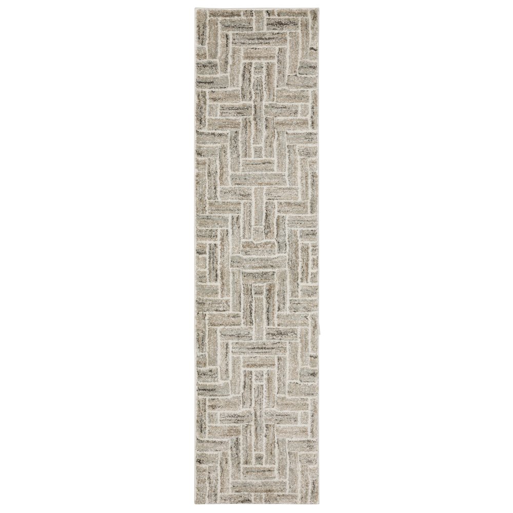 CAMBRIA Ivory 1'10 X  7' 6 Area Rug. Picture 1