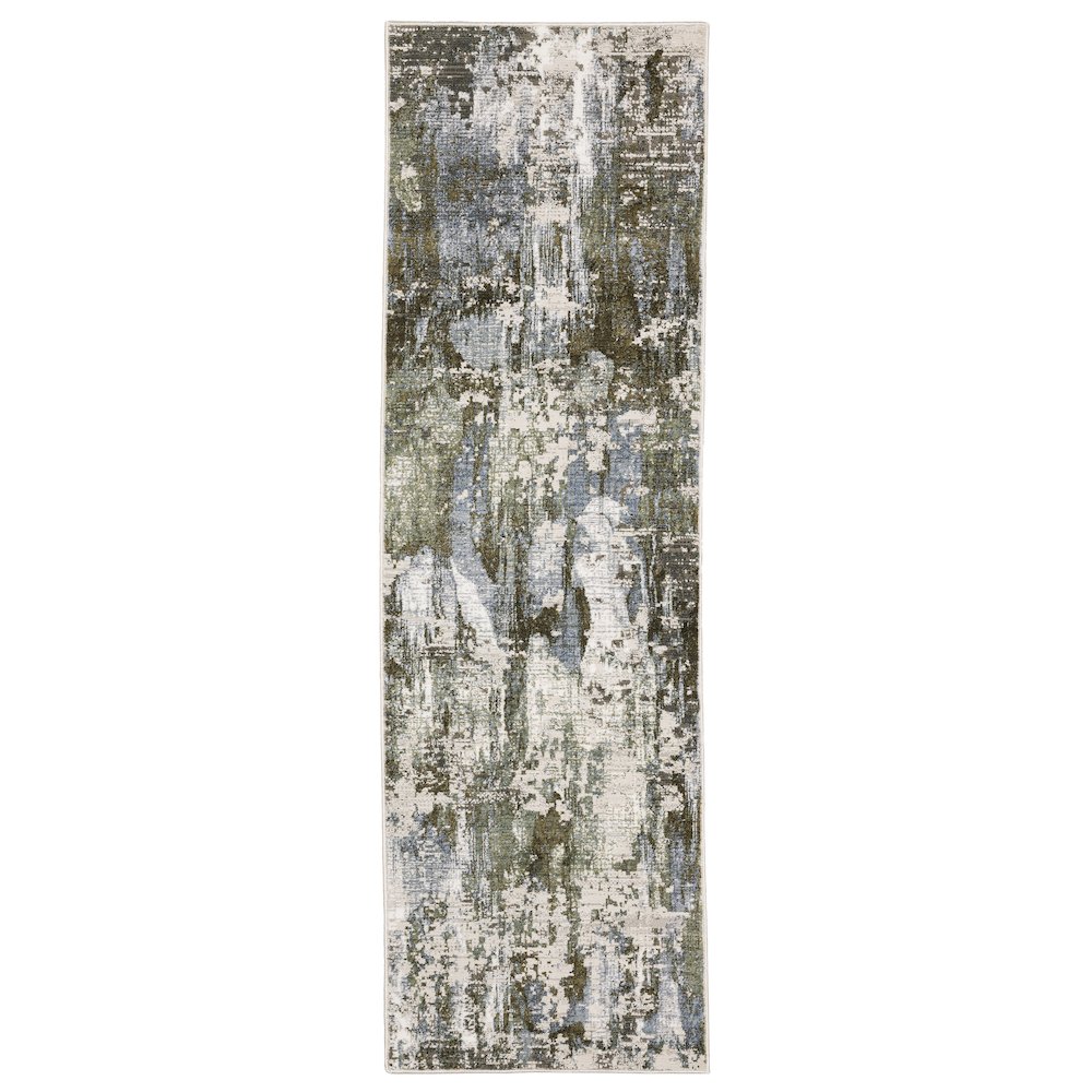 CARAVAN Green 2' 3 X  7' 6 Area Rug. Picture 1