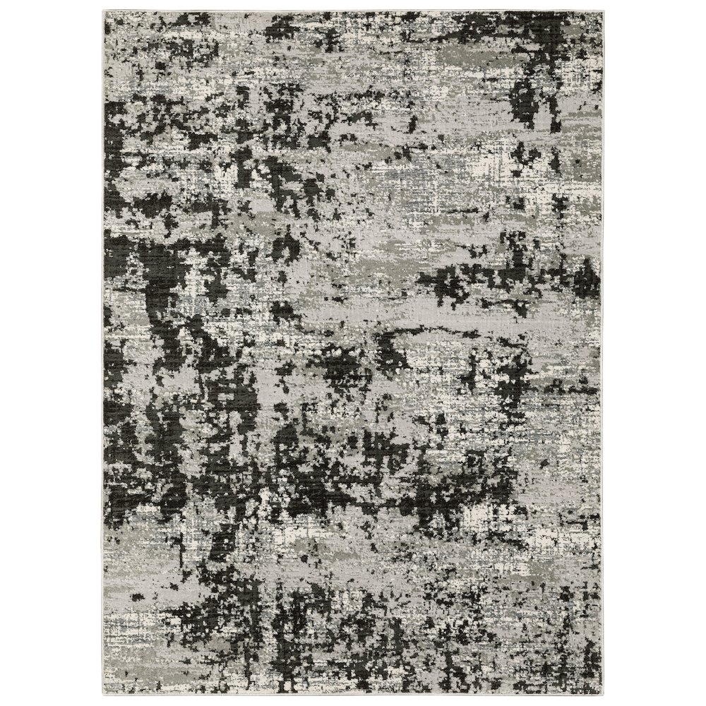 CARAVAN Grey 3' 3 X  5' Area Rug. Picture 1