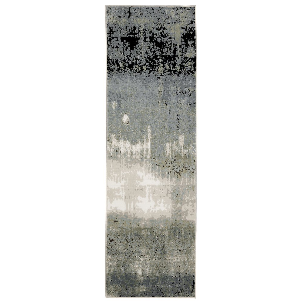 CARAVAN Blue 2' 3 X  7' 6 Area Rug. Picture 1