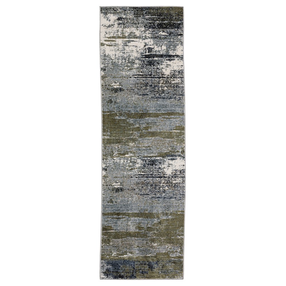 CARAVAN Blue 2' 3 X  7' 6 Area Rug. Picture 1