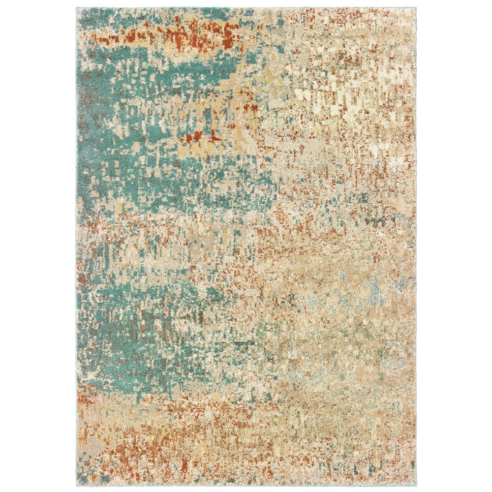 CARSON Blue 2' X  3' Area Rug. Picture 1