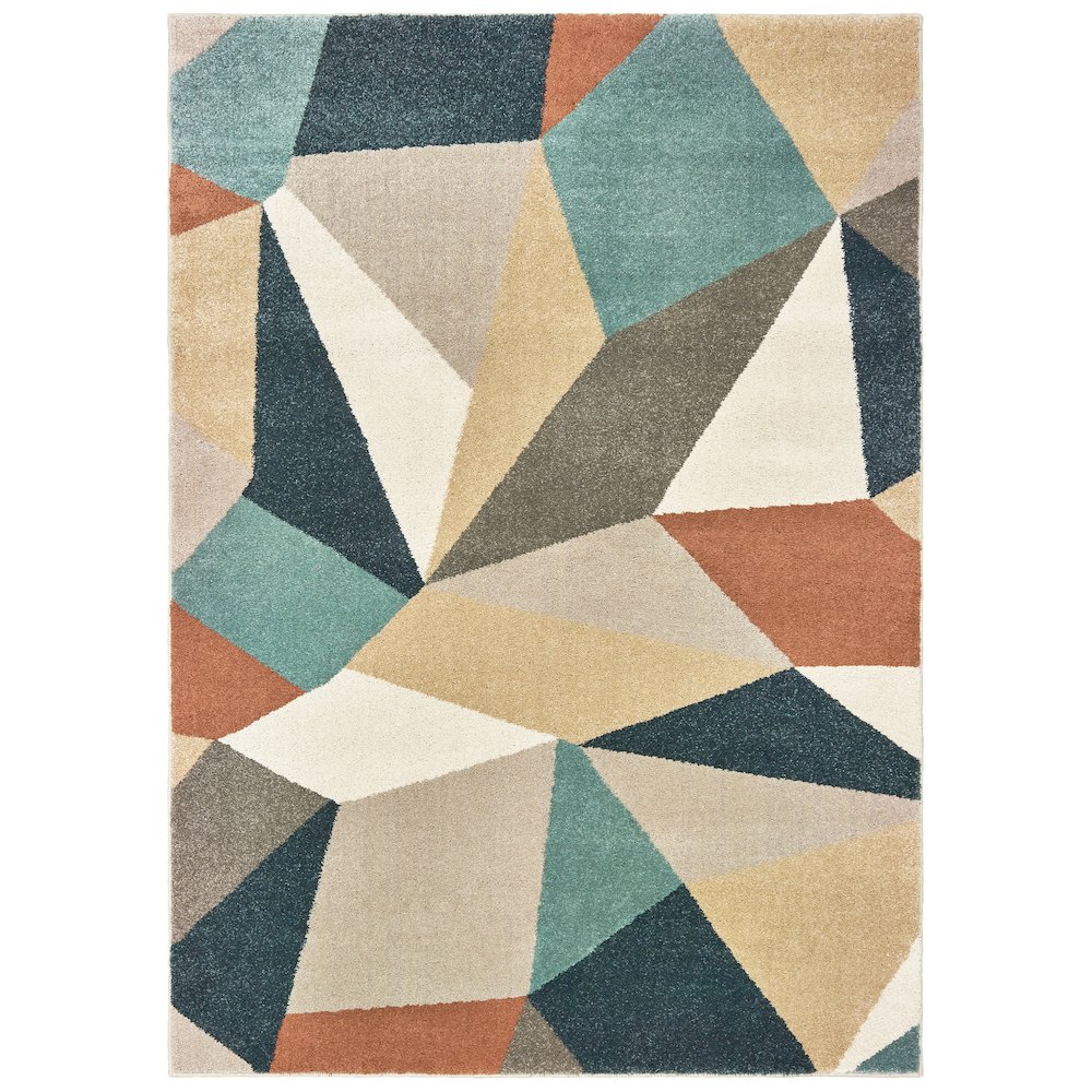 CARSON Blue 2' X  3' Area Rug. Picture 1