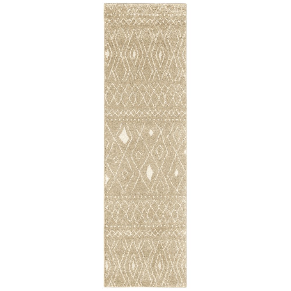 CARSON Sand 2' 3 X  7' 6 Area Rug. Picture 1