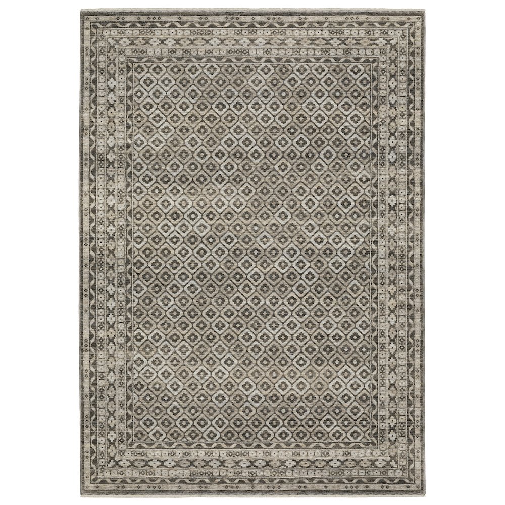 CHAMBERLAIN CH03B2' 3" X  7' 6" Grey color rug. Picture 1