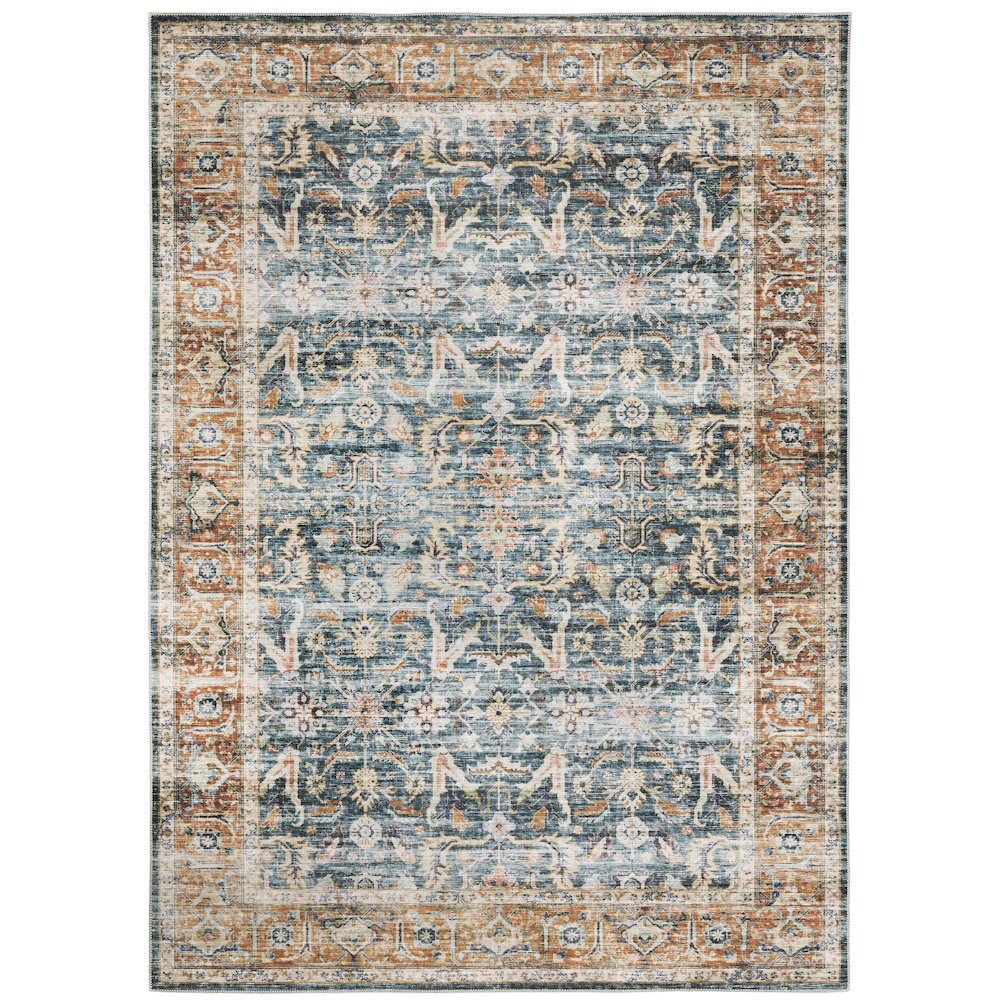 CHARLESTON Blue 2' X  3' Area Rug. Picture 1