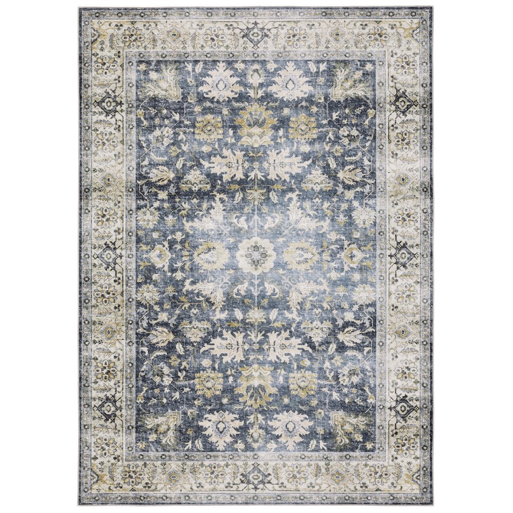 CHARLESTON Blue 2' X  3' Area Rug. Picture 1