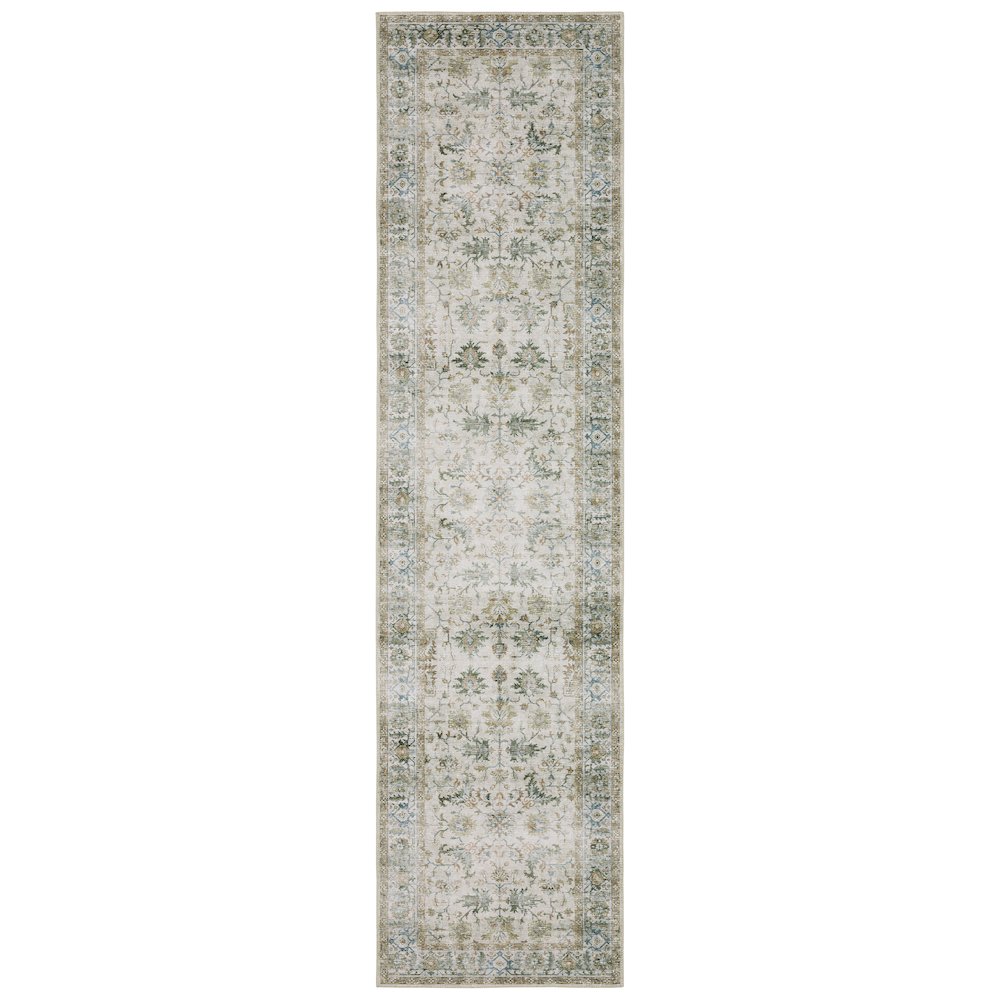 CHARLESTON Ivory 2' X  8' Area Rug. Picture 1