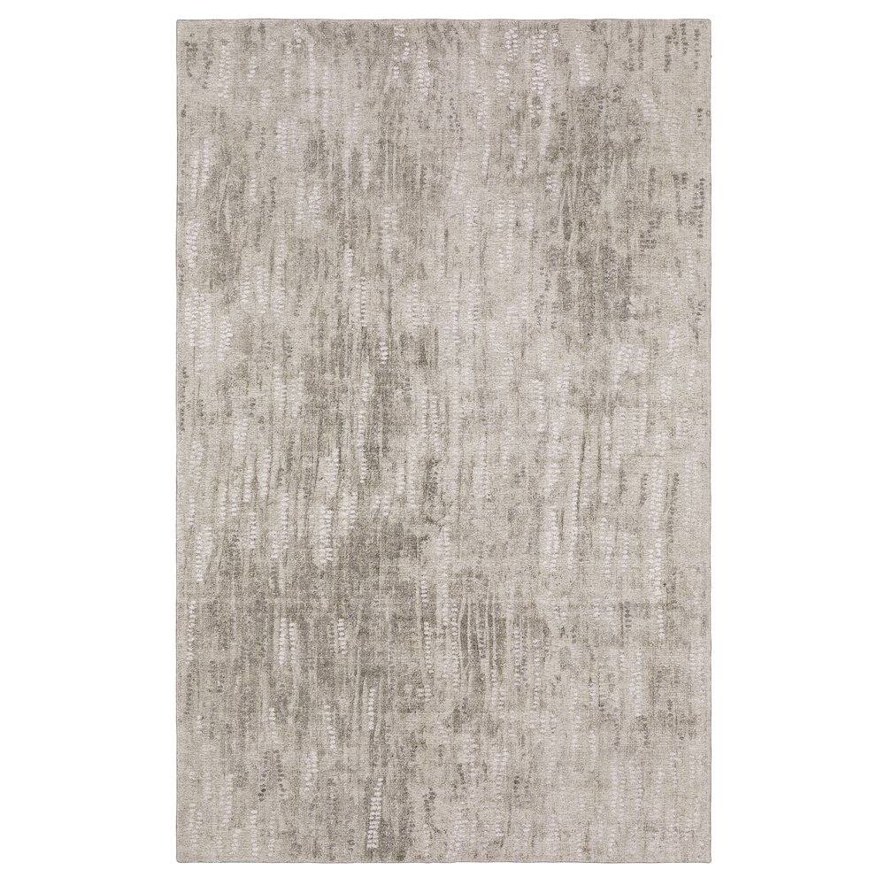 Casual Rug 2' 6" X 10' Size in Beige/ Brown Color. Picture 1