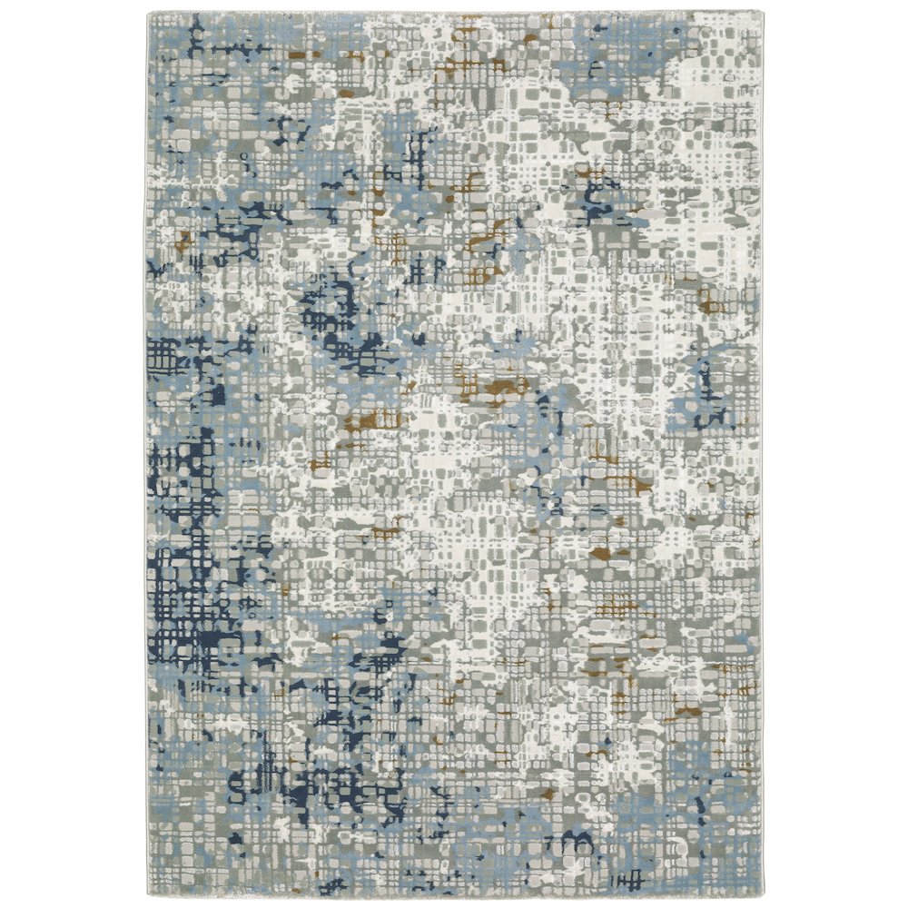 EASTON Blue 3' 3 X  5' Area Rug. Picture 1