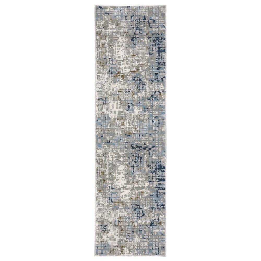 EASTON Blue 2' 3 X  7' 6 Area Rug. Picture 1