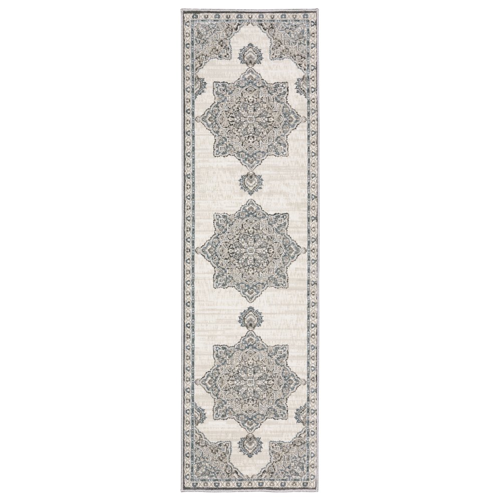 ELLINGTON Ivory 2' 3 X  7' 6 Area Rug. Picture 1