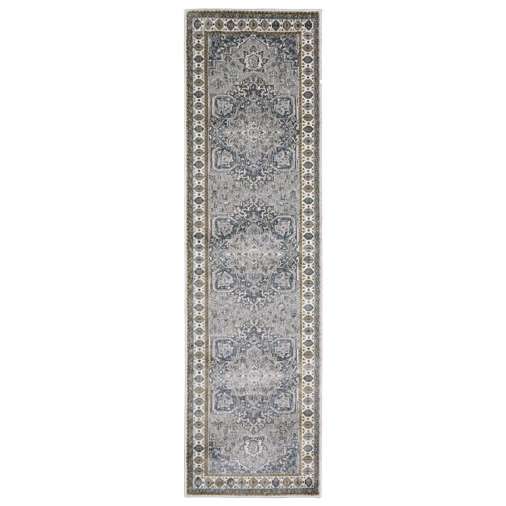ELLINGTON Blue 2' 3 X  7' 6 Area Rug. Picture 1