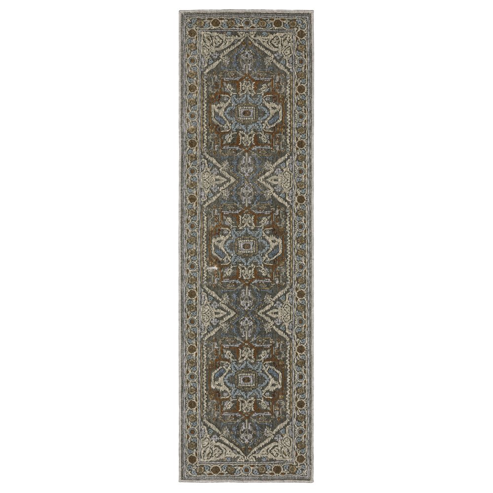 ELLINGTON Grey 2' 3 X  7' 6 Area Rug. Picture 1