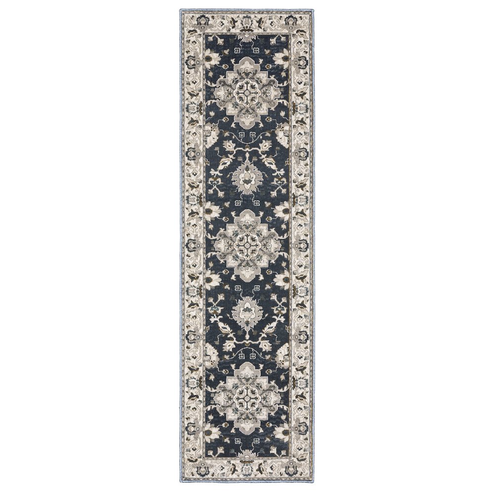 ELLINGTON Blue 2' 3 X  7' 6 Area Rug. Picture 1