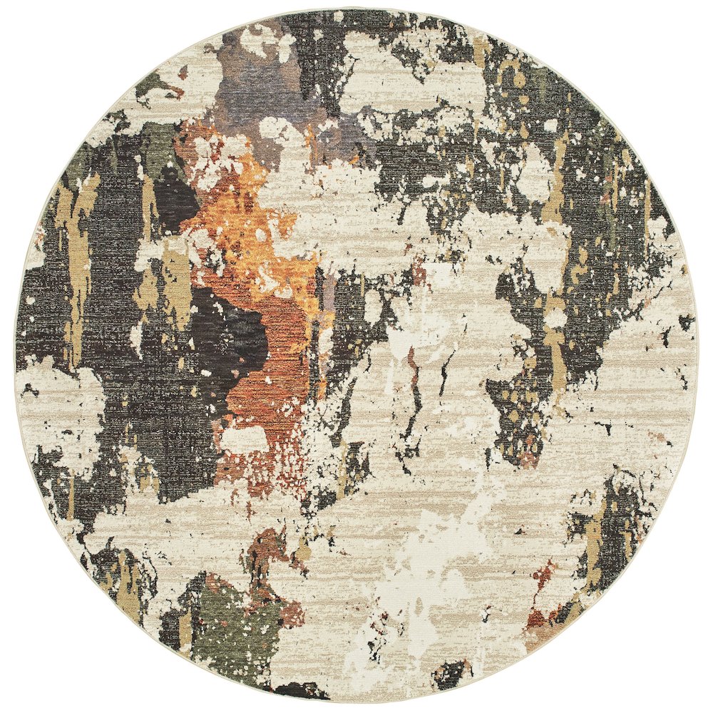 EVOLUTION Beige 7'10 Area Rug. Picture 1
