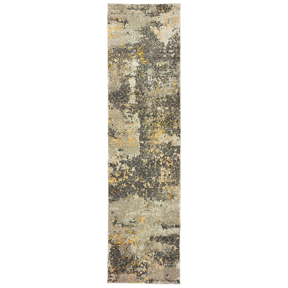 EVOLUTION Grey 2' 3 X  8' Area Rug. Picture 1