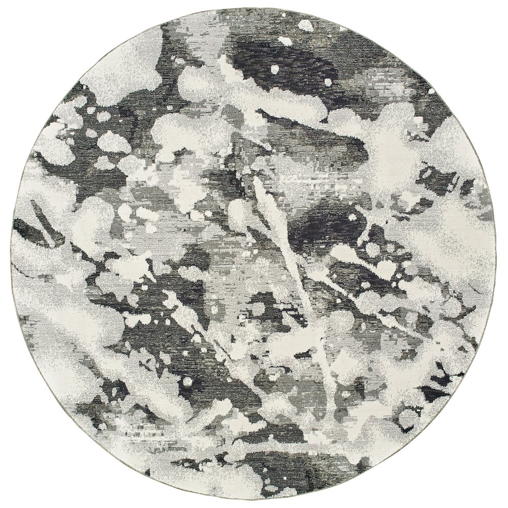 EVOLUTION Charcoal 7'10 Area Rug. Picture 1
