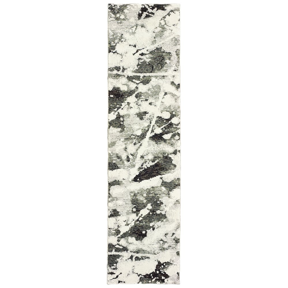 EVOLUTION Charcoal 2' 3 X  8' Area Rug. Picture 1