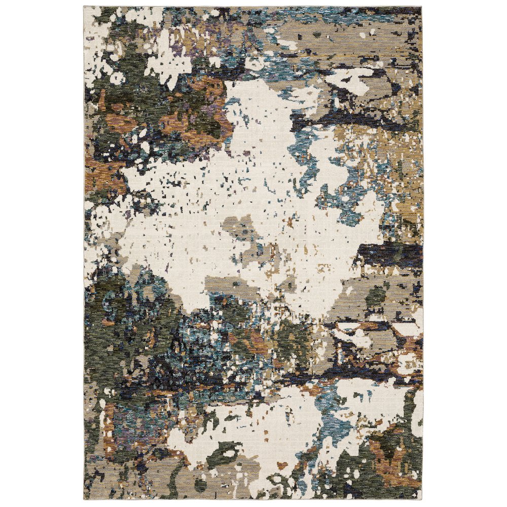 EVOLUTION Ivory 1'10 X  3' 2 Area Rug. Picture 1