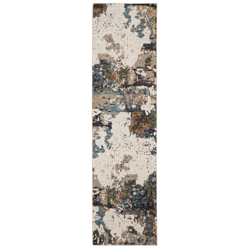 EVOLUTION Ivory 2' 3 X  8' Area Rug. Picture 1