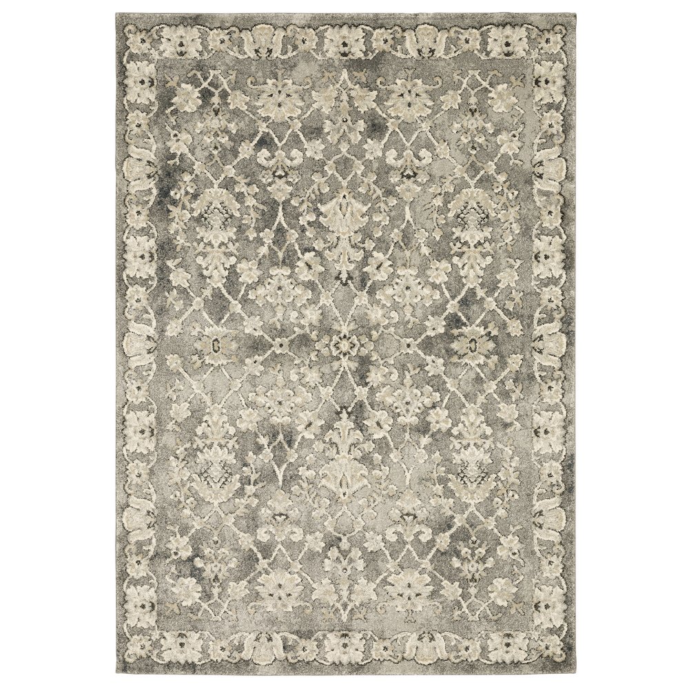 FLORENCE Grey 5' 3 X  7' 6 Area Rug. Picture 1
