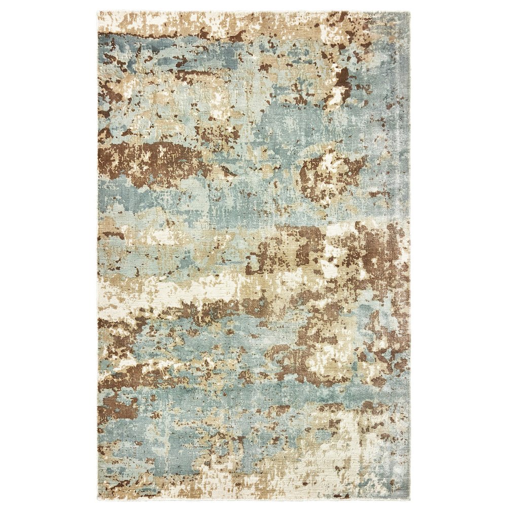 FORMATIONS Blue 6' X  9' Area Rug. Picture 1
