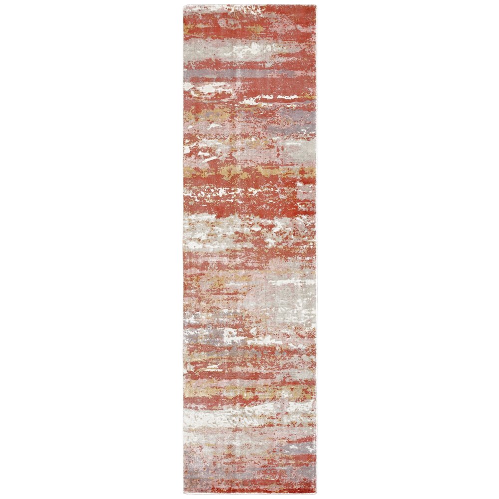 FORMATIONS Pink 2' 6 X 10' Area Rug. Picture 1